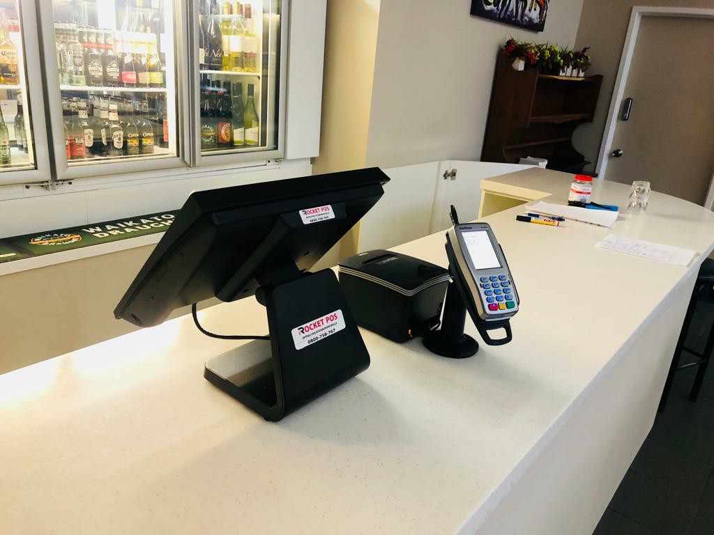 EFTPOS machine in action, facilitating easy and quick payment transactions.